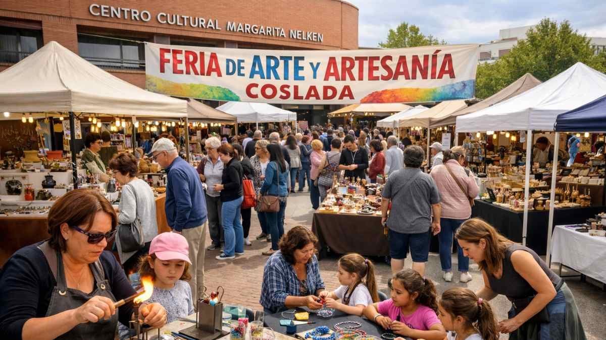Coslada celebra la VII Feria de Arte y Artesanía con más de 60 puestos y talleres gratuitos
